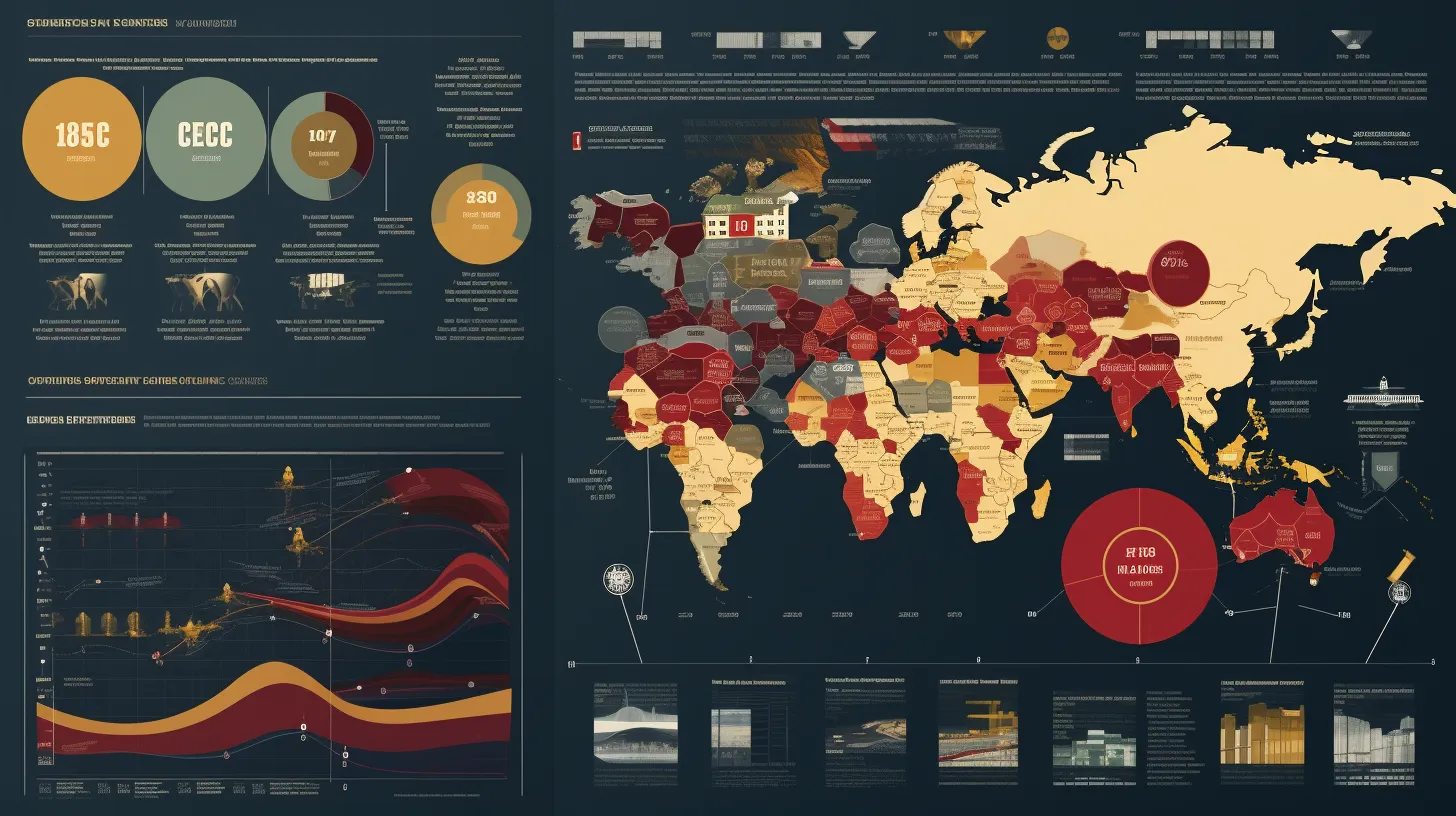 world using visual elements to demonstrate their wealth and resources