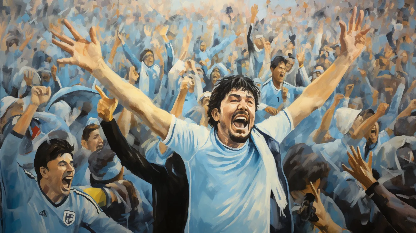 adorns the streets capturing the spirit of Argentinas football culture